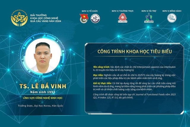 TS Vinh được vinh danh với Giải thưởng Quả cầu vàng năm 2024. vinh12-njac.jpg