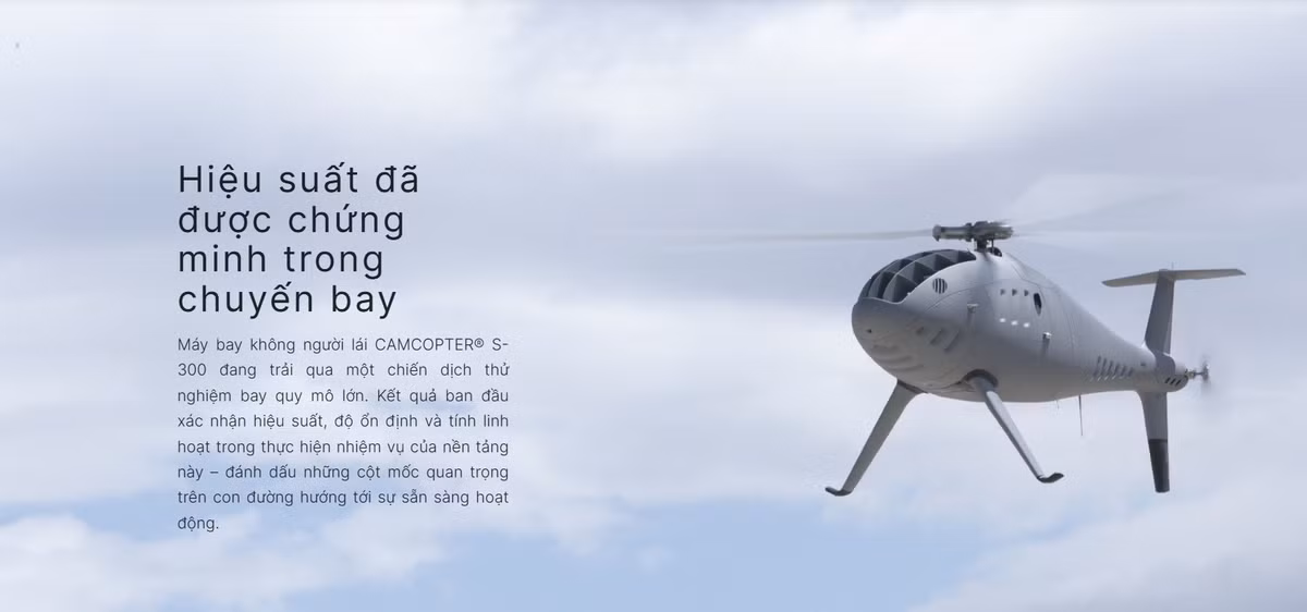 Máy bay có chiều dài 4,8 mét, đường kính cánh quạt 5,3 mét và chiều cao 1,8 mét. Vận hành bằng bình nhiên liệu nặng 300 lít