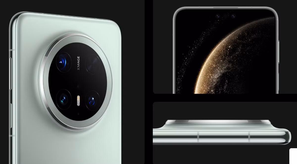 Huawei khẳng định thời lượng pin lên tới 50 giờ, gần gấp đôi iPhone Air. Máy sở hữu bốn camera sau, trong đó có camera “màu chủ đạo” mà hãng gọi là “primary colour camera”, tối ưu chất lượng ảnh trong điều kiện thiếu sáng và ban đêm.