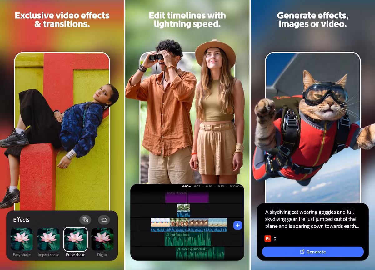 Gallery - Adobe đưa app chỉnh sửa video Premiere lên Android