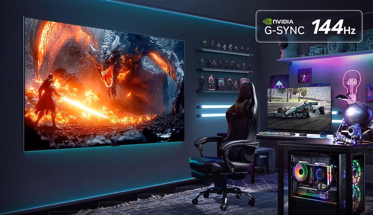 Sản phẩm cũng tương thích với công nghệ NVIDIA G-SYNC và AMD FreeSync Premium, làm cho nó trở thành lựa chọn lý tưởng cho các game thủ cần hiệu suất cao.