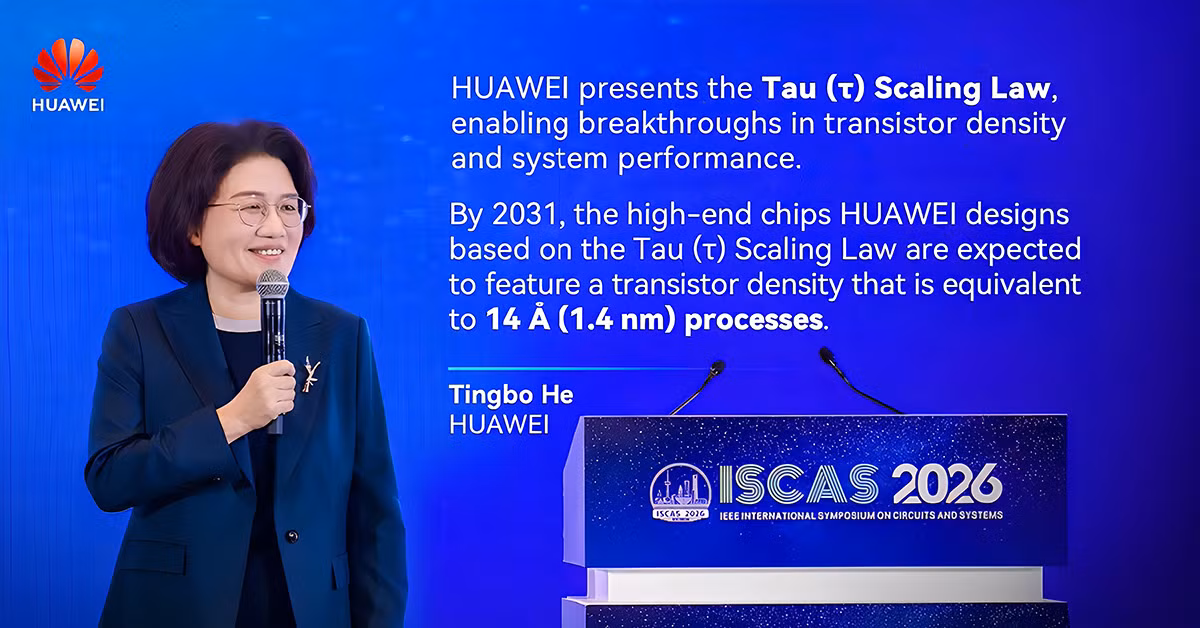 Bà Hà Đình Ba, Chủ tịch Ủy ban Khoa học Huawei, đề xuất Định luật mới thay thế cho Định luật Moore