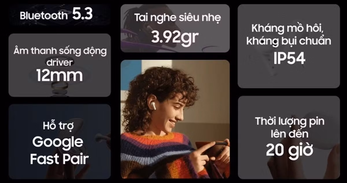 Xiaomi Redmi Buds 4 Lite có âm lượng lớn, thiên sáng, nhưng bass khá yếu. Với những người không quá khắt khe về âm thanh, đây vẫn là lựa chọn dễ chấp nhận để nghe tin tức, podcast.