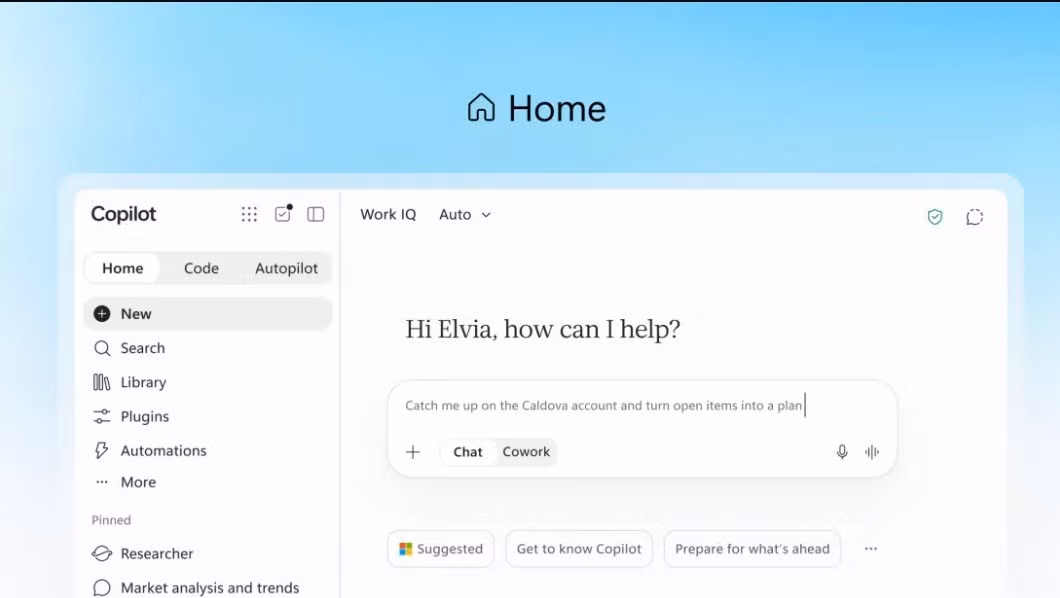 Copilot OK không thay thế Windows, mà hoạt động xuyên suốt các ứng dụng và dịch vụ hiện có.