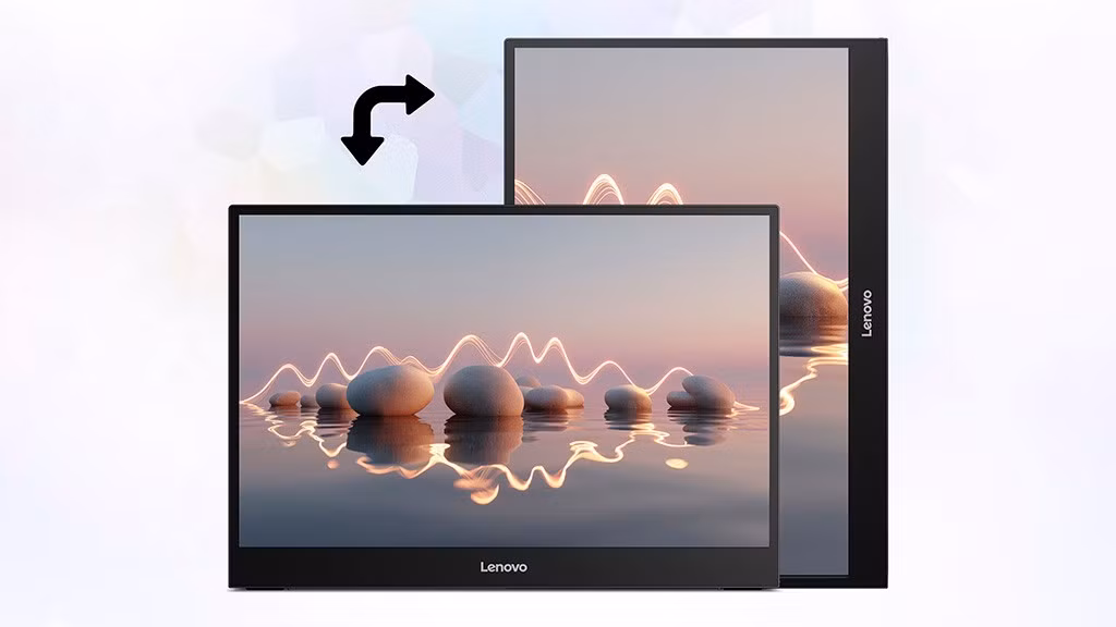 Kế thừa ưu điểm từ các thế hệ trước, Lenovo L16 được trang bị các phần chân đế tích hợp linh hoạt, người dùng hỗ trợ đặt màn hình theo chiều ngang và chiều dọc. Cơ chế này vẫn cho phép thay đổi chiều cao thêm 10mm và điều chỉnh độ nghiêng 90 độ, quay lại góc nhìn thoải mái nhất trong quá trình làm việc.