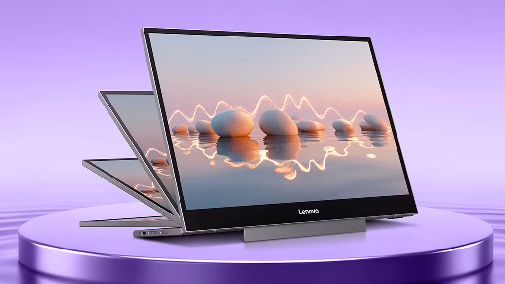 Màn hình di động Lenovo L16 sở hữu thiết kế siêu tinh tế chỉ 7mm cùng chân đế tích tiện lợi, giúp người dùng dễ dàng mang theo khi làm việc di động.