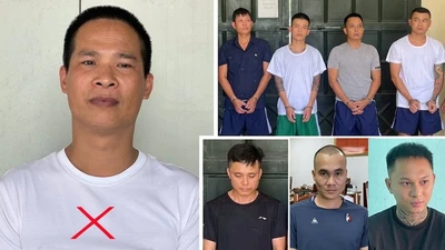 Bắt trùm giang hồ Ý "ẻng" và 7 "đàn em" ở Thanh Hóa