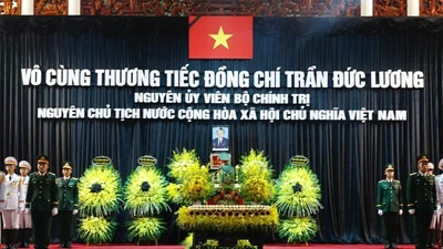 Lễ viếng nguyên Chủ tịch nước Trần Đức Lương tại Hà Nội