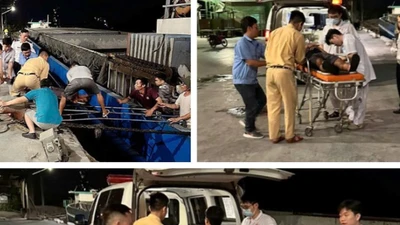 Cứu thuyền viên bị đột quỵ trên sông Đá Bạch