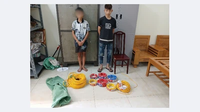 Bắt 2 đối tượng đột nhập vào cửa hàng điện nước trộm cắp tài sản 
