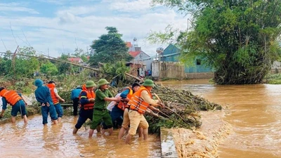 Thủ tướng yêu cầu khẩn trương hỗ trợ Nhân dân khắc phục hậu quả bão số 10