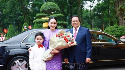 Thủ tướng Phạm Minh Chính chủ trì lễ đón Thủ tướng Thái Lan