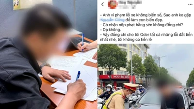 Bị phạt 7,5 triệu đồng vì dùng AI "dựng cảnh" CSGT phạt siêu xe
