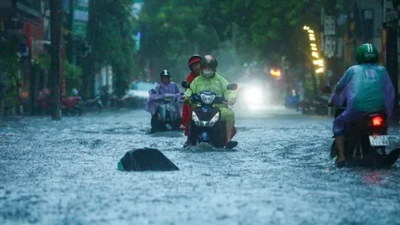 Bão số 1 đang giật cấp 13, nhiều nơi mưa to đến rất to