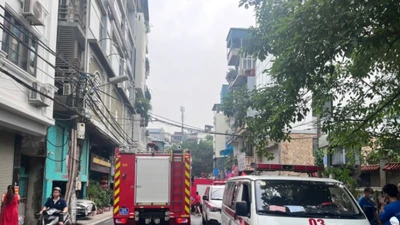 Cháy nhà tại phố Kim Hoa, Hà Nội, khiến 5 người tử vong 