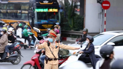 Hôm nay (24/8), cấm đường phục vụ tổng hợp luyện diễu binh, diễu hành lần 2