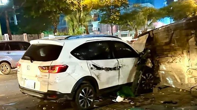 Tạm giữ tài xế ô tô gây tai nạn liên hoàn ở Hà Nội