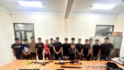 Mâu thuẫn, 2 nhóm đối tượng đánh nhau khiến 1 người bị thương