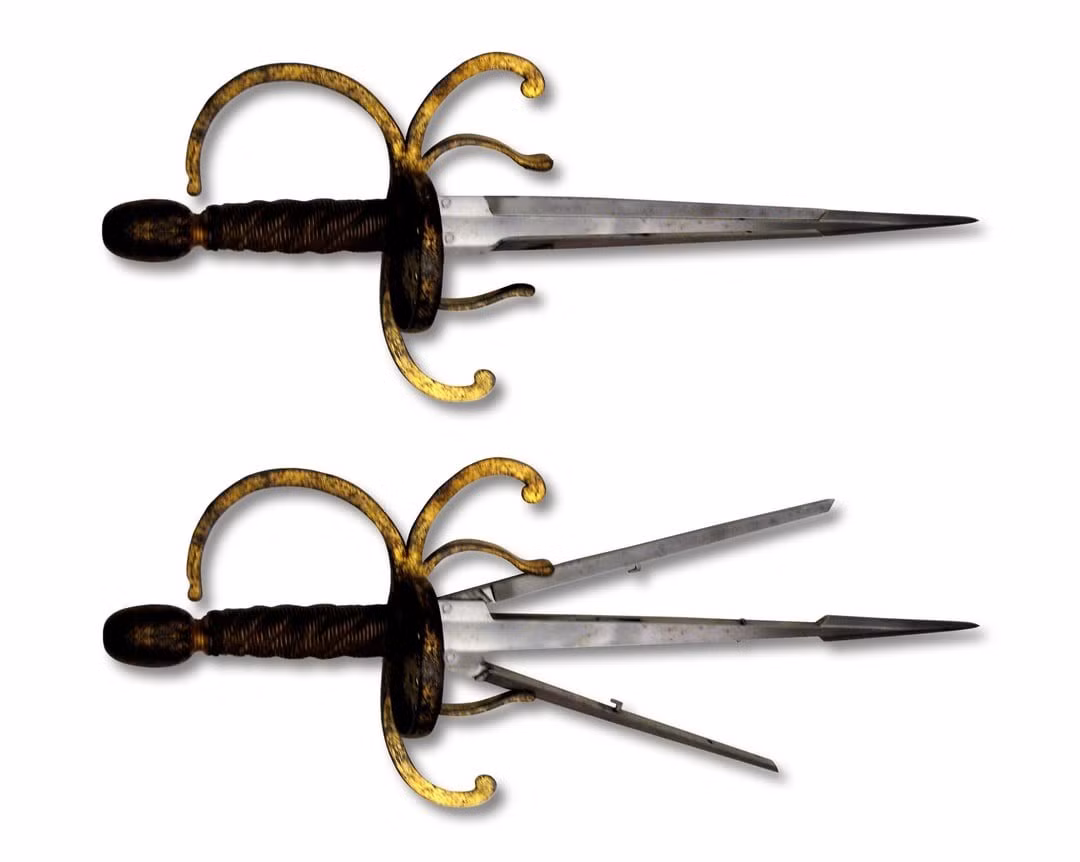 Con dao găm ba có khả năng gây sát thương cao cho kẻ thù khi giao chiến cận chiến. Ảnh: r/blender/reddit.