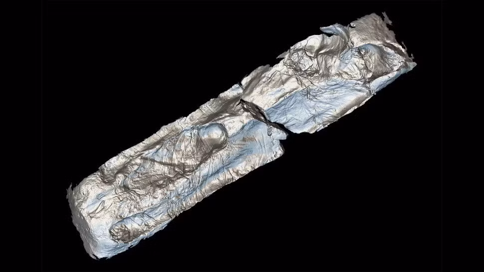 Nghi thức mai táng bí ẩn thời La Mã cổ đại: đổ thạch cao lỏng lên người chết không chỉ dành cho những người trưởng thành thuộc tầng lớp thượng lưu như người ta từng nghĩ. Mới đây, các nhà nghiên cứu đã phát hiện bằng chứng cho thấy nghi thức này cũng được thực hiện cho trẻ em, bao gồm cả trẻ sơ sinh mới 1 tháng tuổi. Ảnh: Seeing the Dead Project/University of York and York Museums Trust.