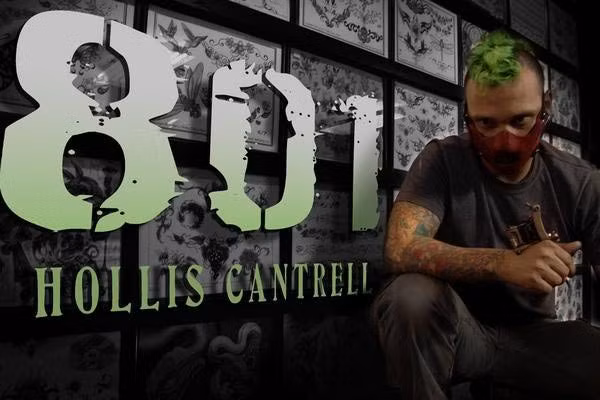 Nghệ sĩ Hollis Cantrell ở bang Arizona, Mỹ xác lập kỷ lục Guinness với số hình xăm có thể thực hiện trong vòng 1 ngày. Ông đã hoàn thành 801 hình xăm chỉ trong 24 giờ. Ảnh: theinkexpress.