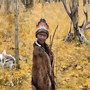 Trong một ngôi mộ, các nhà nghiên cứu đã tìm thấy bằng chứng về lông của một loài thỏ rừng (thỏ núi), một loài chồn (chồn hôi hoặc chồn mập), một con dơi và một con cú. Tất cả đều được tìm thấy ở vùng đầu của một người đàn ông trẻ tuổi được chôn cất. Những hạt cườm làm từ răng hươu đỏ cũng được tìm thấy ở phần đầu cho thấy người đàn ông trẻ tuổi được chôn cất cùng với mũ đội đầu trang trí. Ảnh: Tom Björklund.