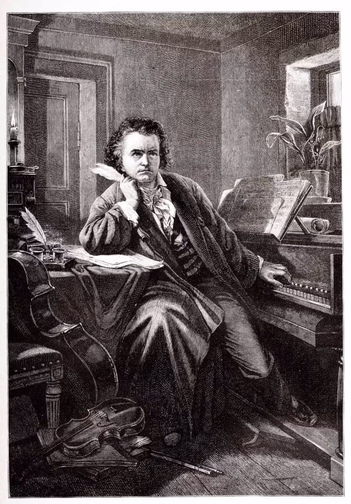 Dù chưa thể xác định nguyên nhân chính xác gây ra mất thính giác và các vấn đề về đường tiêu hóa của Beethoven nhưng các chuyên gia phát hiện ra Beethoven bắt đầu bị mắc viêm gan B ít nhất 3 tháng trước khi qua đời. Ảnh: pianocloseouts.com.