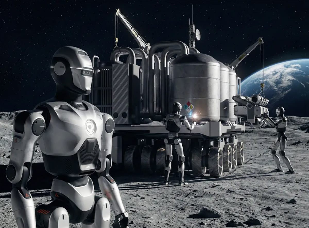  Chương trình dự kiến đưa PM01, sản phẩm được Engine AI tung ra cách đây khoảng 1 năm và giới thiệu là robot hình người đầu tiên trên thế giới biết lộn trước, bay lên không gian. Ảnh: Engine AI.