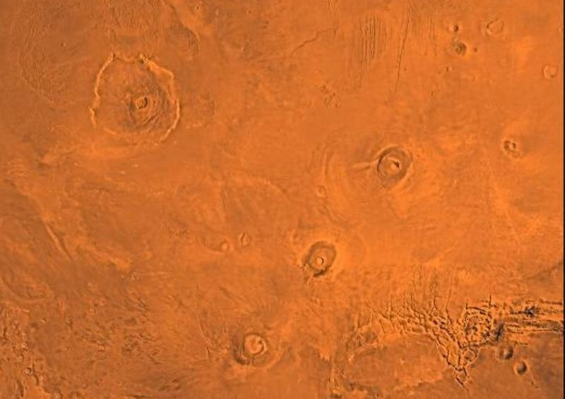 Luồng khí kỳ lạ này có thể giúp giải thích không chỉ tốc độ quay nhanh hơn của sao Hỏa mà còn cả cách hành tinh này giữ nhiệt địa chất lâu hơn nhiều so với dự kiến. Ảnh: NASA/JPL/USGS.