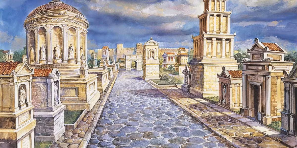 Nhà khảo cổ Brughmans chia sẻ bản đồ Itiner-e vẫn còn một số khoảng trống khi các chuyên gia vẫn còn gặp nhiều khó khăn khi xác định những con đường nhỏ của đế chế La Mã do thiếu hồ sơ khảo cổ. Ảnh: DEA PICTURE LIBRARY/De Agostini/Getty Images.