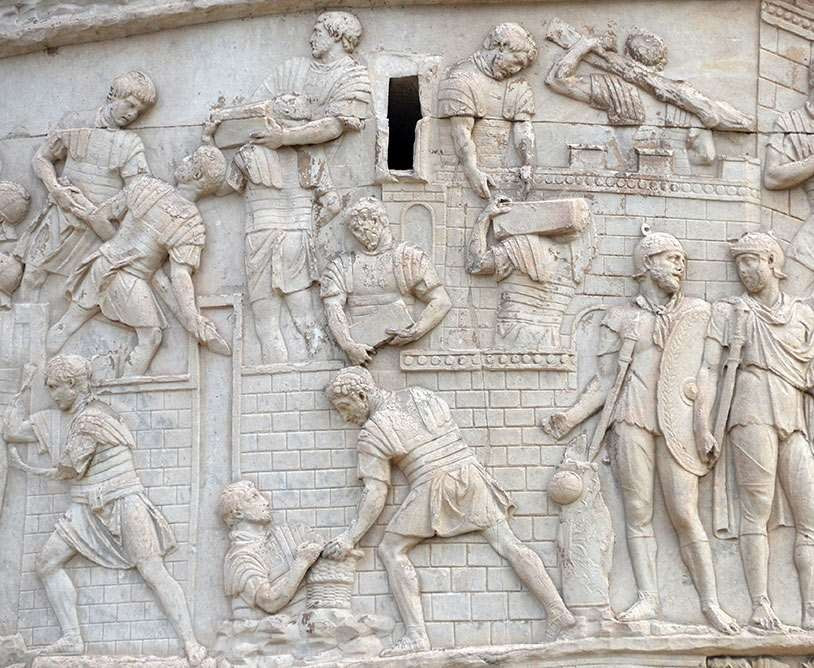 Bức tường Hadrian được đế chế La Mã xây dựng vào đầu thế kỷ thứ 2 sau Công nguyên để bảo vệ tỉnh Britannia của họ khỏi các cuộc tấn công của các bộ lạc từ phía bắc. Ảnh: Carole Raddato/Flickr (Creative Commons CC BY-NC-SA 2.0).