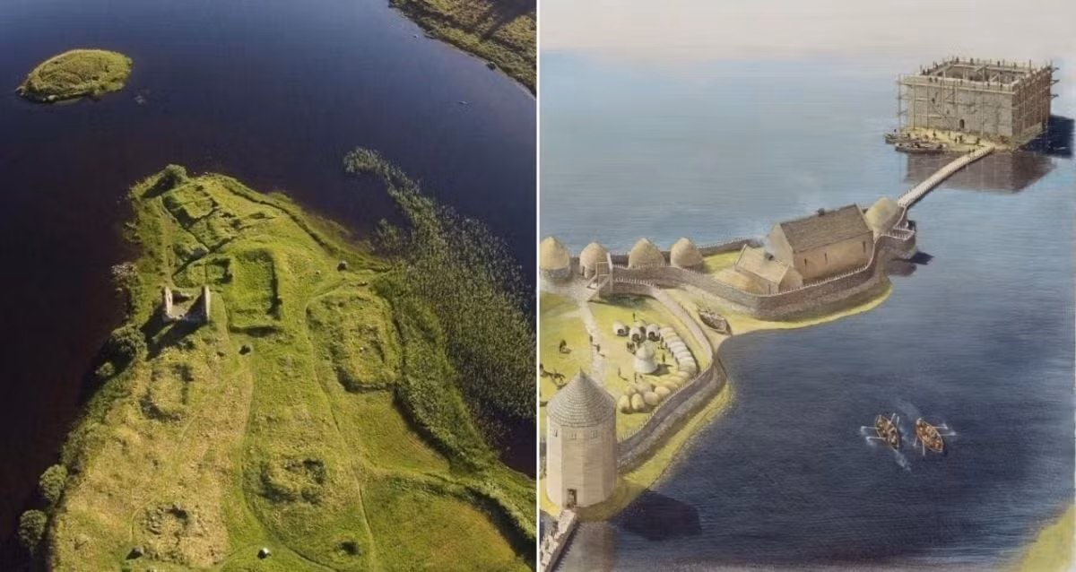 Theo các nhà nghiên cứu, lâu đài được xây dựng trong khoảng thế kỷ 12 đến thế kỷ 13. Họ đã tìm thấy bằng chứng về nơi ở, sân trong, nhà bếp, đại sảnh, thậm chí cả một nhà nguyện có nghĩa trang. Ảnh: David Simon/Open Virtual Worlds at the University of St. Andrews.