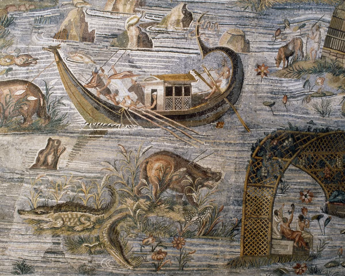 Nhóm nghiên cứu cho hay, đã khai quật được thân tàu với chiều dài hơn 35m, rộng 7m. Với kích thước lớn như vậy, con tàu có không gian rộng rãi như một căn nhà để trang trí lộng lẫy, sức chứa lớn để tổ chức những bữa tiệc xa hoa. Ảnh: DEA/S. VANNINI/De Agostini/Getty Images.