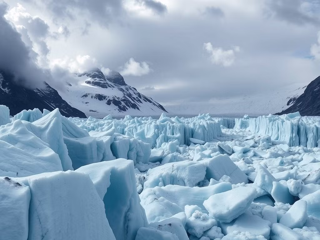 Theo kịch bản trên, đến cuối thế kỷ, thế giới chỉ còn 20% số sông băng (tức là 43.852 sông băng). Trong kịch bản xấu nhất, Trái đất nóng lên 4 độ C thì số sông băng biến mất hàng năm có thể lên tới 4.000. Đến năm 2100, Trái đất chỉ còn 9% sông băng so với hiện nay (tức 18.288 sông băng). Ảnh: scientificinquirer.com.