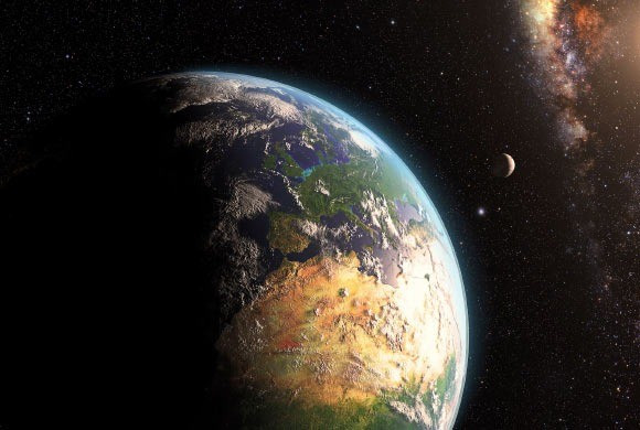 Nhà địa vật lý Mitchell cho hay dường như độ dài của ngày duy trì đều đặn khoảng 19 giờ/ngày và kéo dài suốt 1 tỷ năm không có sự thay đổi. Giai đoạn này bắt đầu từ 2 đến 1 tỷ năm trước. Ảnh: NASA.