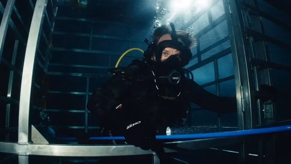 Phát hiện hiếm gặp này đã truyền cảm hứng cho chương trình Black Mako of the Abyss thuộc Shark Week - một chiến dịch khám phá nhằm làm sáng tỏ loài cá mập bí ẩn mà chuyên gia Poe nhìn thấy vào 6 năm trước. Ảnh: Courtesy of the Discovery Channel.