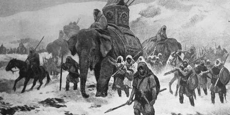 Các nhà nghiên cứu cho rằng con voi này được người Carthage đưa đến đó như một "loài quái vật" trên chiến trường. Ảnh: Photo 12/Universal Images Group via Getty Images.