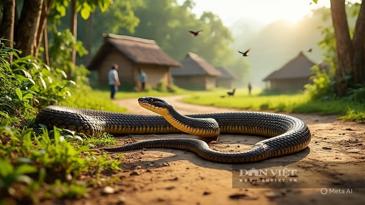 Người xưa thường dặn con cháu đi đêm vào tháng 8 nên cầm gậy. Không phải để đánh rắn mà là dùng gậy dò đường, xua đuổi rắn bỏ chạy