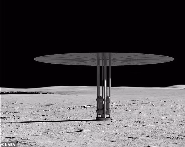 Căn cứ đó có thể sẽ sử dụng năng lượng hạt nhân, có khả năng chứa cung cấp chỗ ở lâu dài cho các phi hành gia. Nơi này có thể được xây dựng từ các vật liệu tìm thấy trên bề mặt Mặt trăng. Ảnh: NASA.