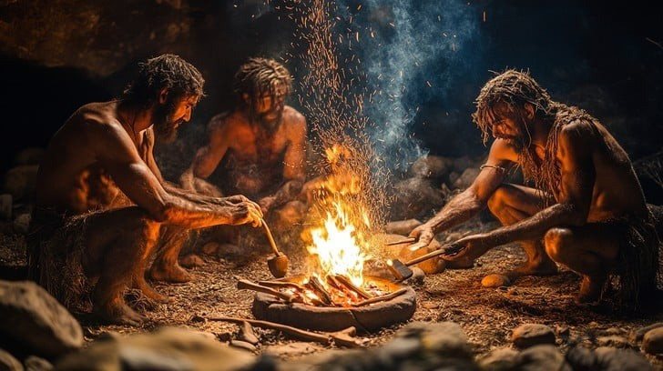 Việc tạo ra lửa này do người Neanderthal thực hiện. Khám phá này cho thấy họ có hành vi phức tạp, bộ não lớn và khả năng thích nghi tuyệt vời với điều kiện sống thay đổi. Ảnh: stockcake.com.