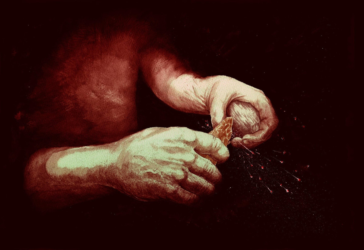 Phát hiện quan trọng nhất là việc các chuyên gia tìm thấy các mảnh quặng pirit sắt - loại khoáng chất đóng vai trò như “bật lửa” ở thời tiền sử. Con người khi đó đã sử dụng mảnh quặng pirit sắt để đập vào đá lửa qua đó tạo ra những tia lửa nhỏ. Ảnh: Craig Williams, the trustees of the British Museum.