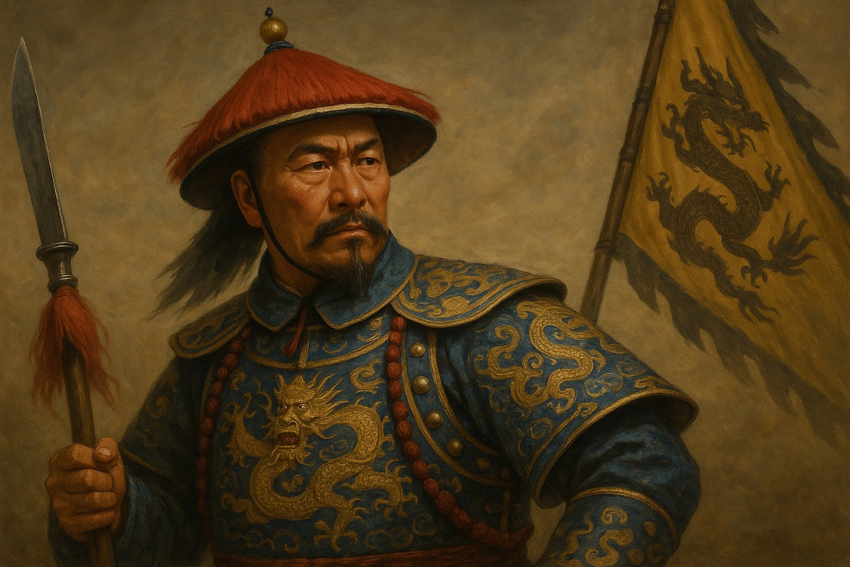 Một viên tướng nhà Thanh. Ảnh: AI Chat GPT.