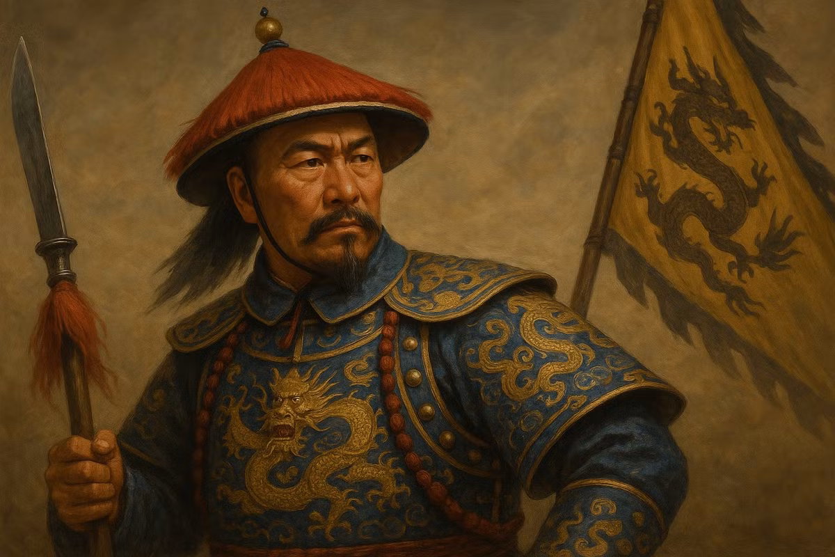 Một viên tướng nhà Thanh. Ảnh: AI Chat GPT.