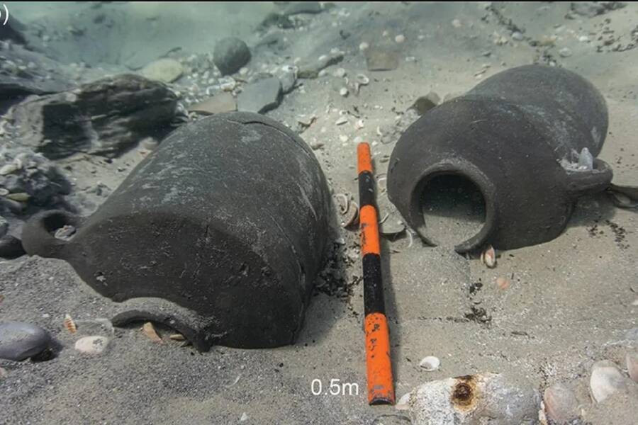 Đầm phá Tantura còn gọi là Phá Dor, nằm gần thành phố cảng Dor cổ xưa. Đây là lần đầu tiên các chuyên gia phát hiện hàng hóa bị chìm tại một thành phố cảng cổ xưa ở Israel. Ảnh: A. Yasur-Landau et al./Antiquity.