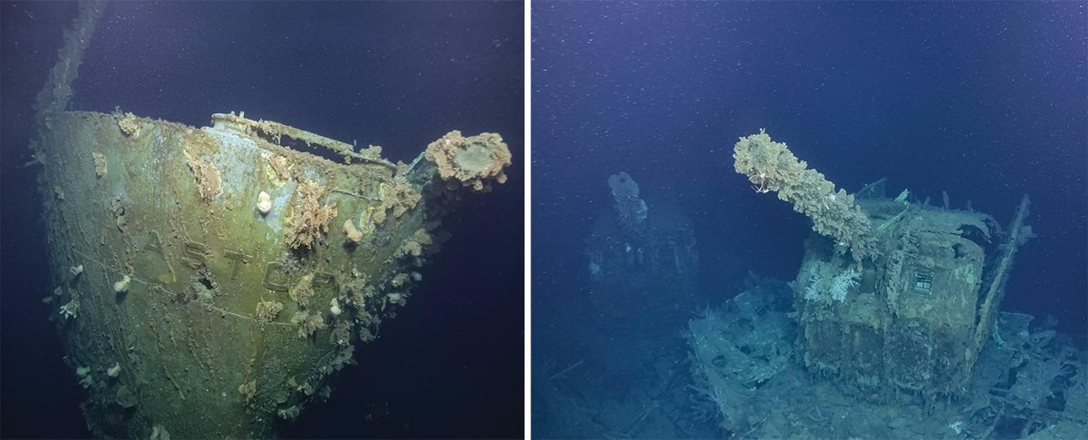 Sau khi Chiến tranh thế giới 2 kết thúc năm 1945, nhiều xác tàu chiến đã được tìm thấy. Tuy nhiên, một số xác tàu hiện vẫn "mất tích" nên các chuyên gia, nhà thám hiểm nỗ lực tìm kiếm, xác định vị trí. Ảnh: Naval History And Heritage Command.