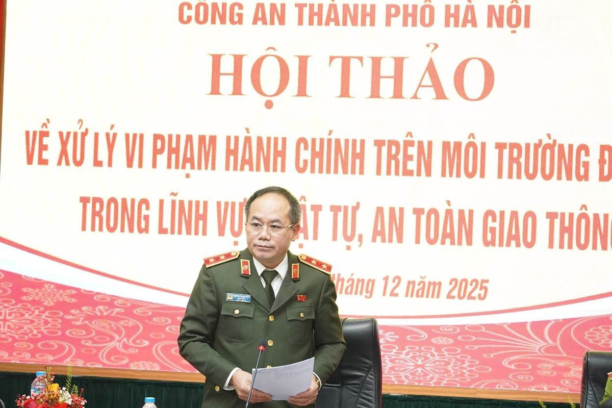 Trung tướng Nguyễn Thanh Tùng - Giám đốc Công an TP Hà Nội.