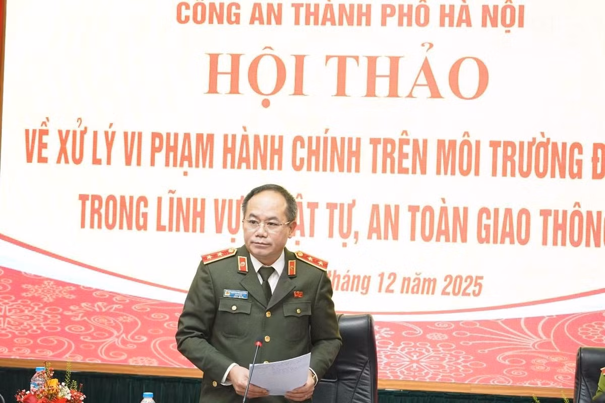 Trung tướng Nguyễn Thanh Tùng - Giám đốc Công an TP Hà Nội.