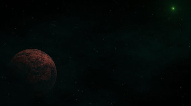 Hành tinh "cô độc" cũng được kính thiên văn trên không gian Gaia quan sát 6 lần trong vòng 16 giờ và khi Gaia ở cách địa cầu 1,5 triệu km. Ảnh: wallpapersden.com.