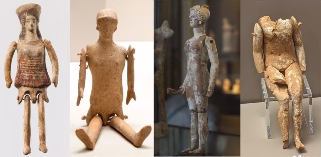 Trong một cuộc khai quật, các chuyên gia đã tìm thấy một con búp bê bằng gỗ thuộc về bé gái tên Crepereia Tryphaena, từng sống ở Rome vào thế kỷ thứ 2. Ảnh: talesoftimesforgotten.com.