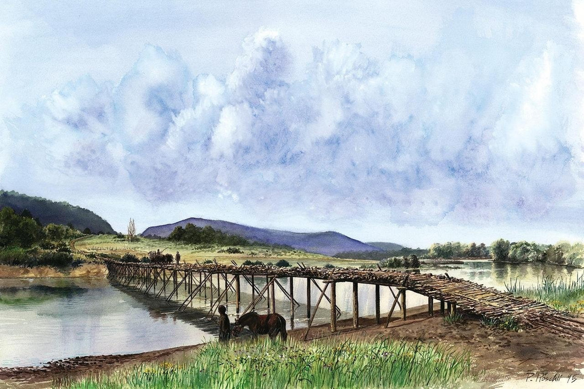 Nhiều hiện vật trong số này dường như được cố ý ném từ trên cầu xuống trong khi một số có thể bị rơi xuống sông Zihl một cách tình cờ. Ảnh: Laténium – Archaeological Park and Museum, Neuchâtel.